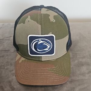 Nike Camo Trucker Hat with Penn State Patch